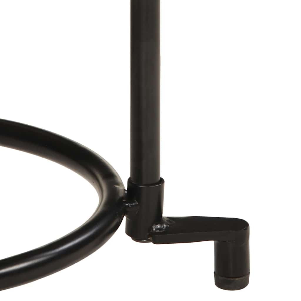 2 pcs Conjunto de mesa de apoio madeira de mangueira maciça