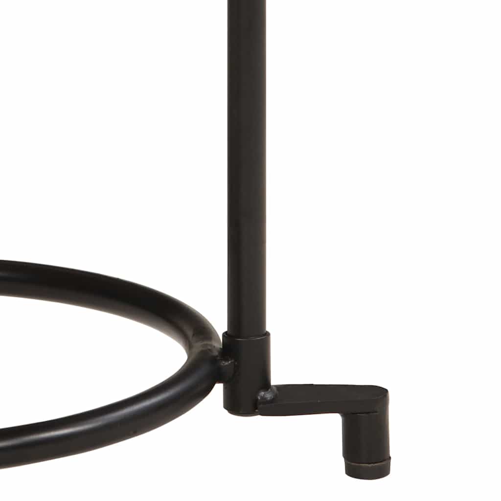 2 pcs Conjunto de mesa de apoio madeira de acácia maciça