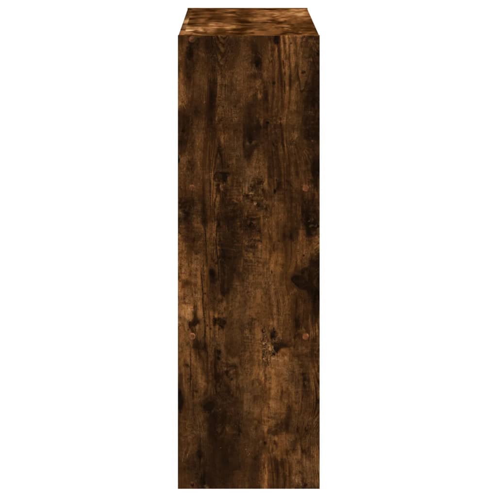 Estante 102x32x102 cm derivados de madeira cinzento sonoma