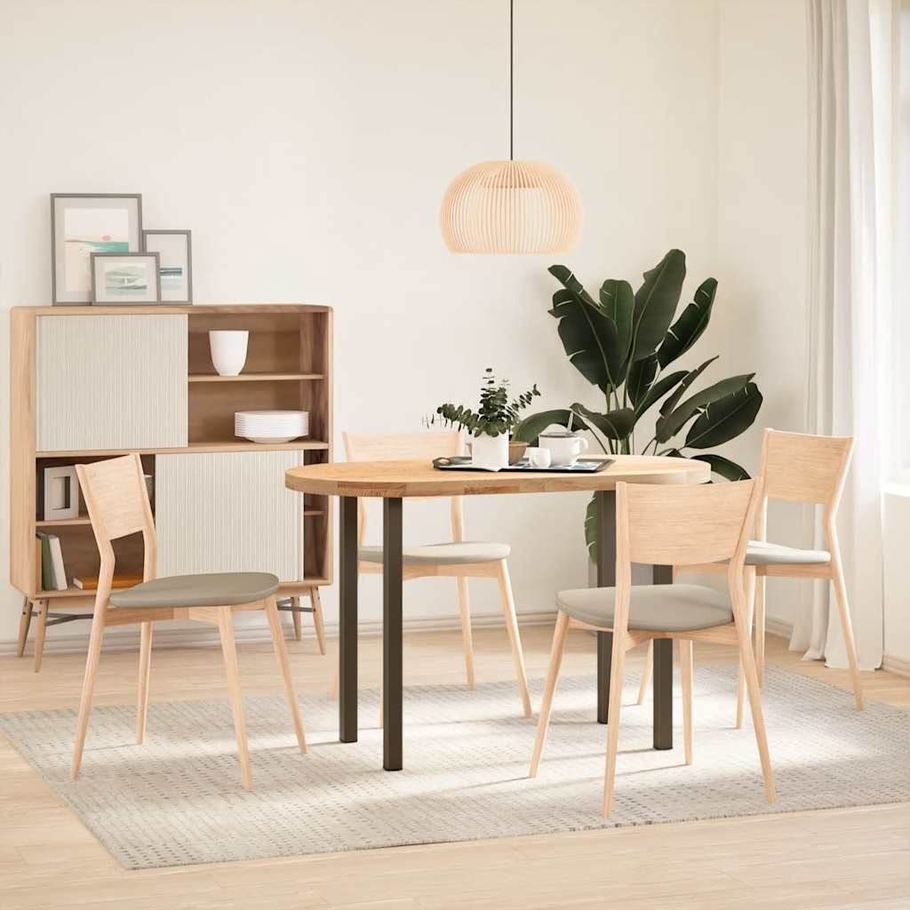 Pés de mesa de console 4 peças aço natural 72-74 cm aço