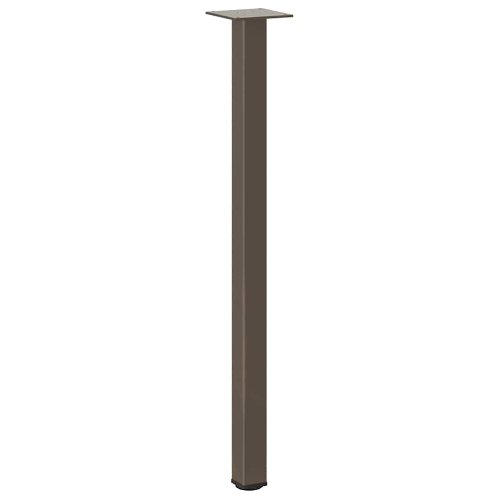 Pés de mesa de console 4 peças aço natural 72-74 cm aço