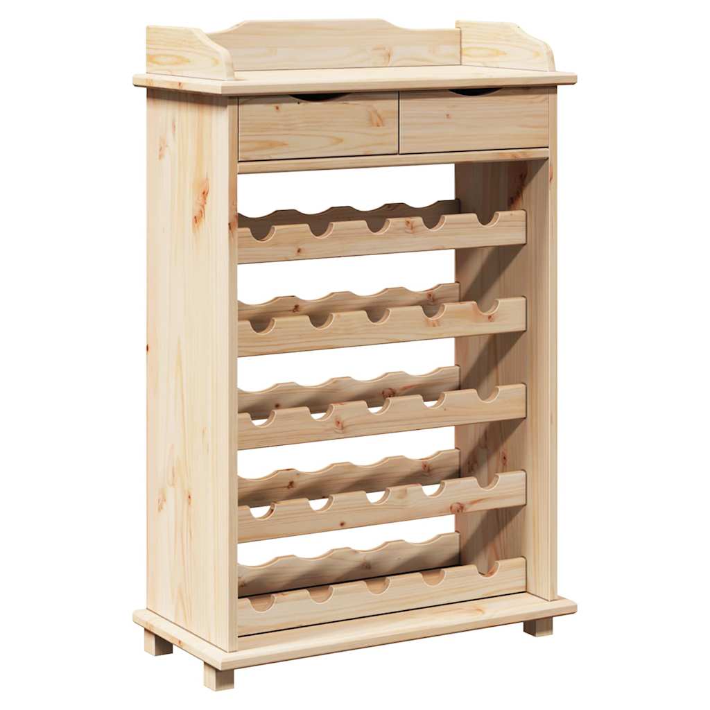 Escorredor de Vinho Castanho 90 x 60 x 30 cm