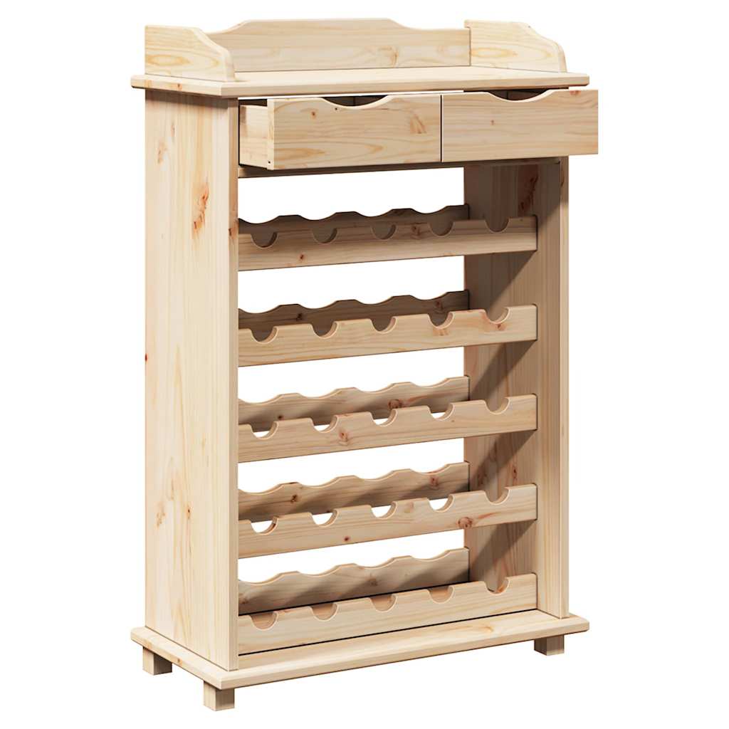 Escorredor de Vinho Castanho 90 x 60 x 30 cm
