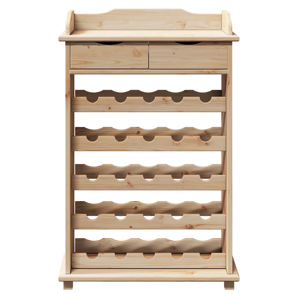 Escorredor de Vinho Castanho 90 x 60 x 30 cm
