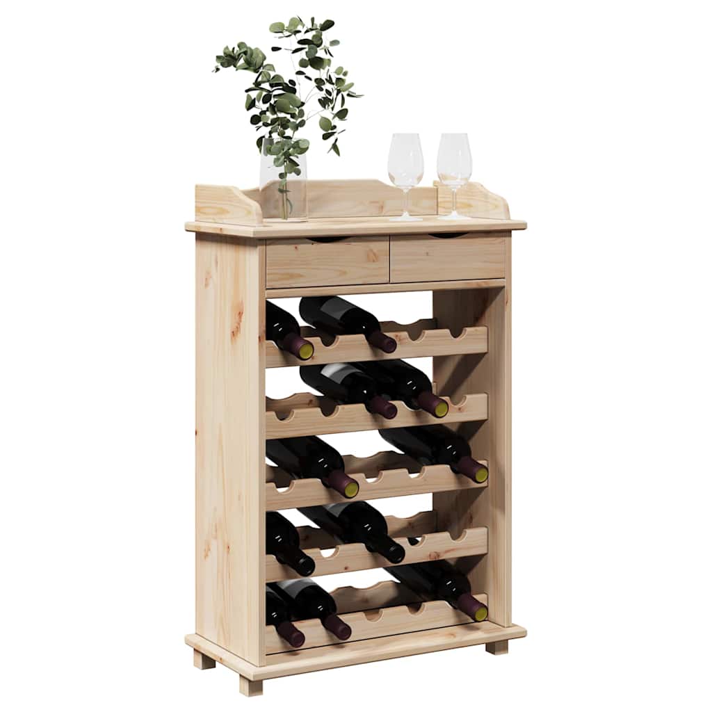 Escorredor de Vinho Castanho 90 x 60 x 30 cm