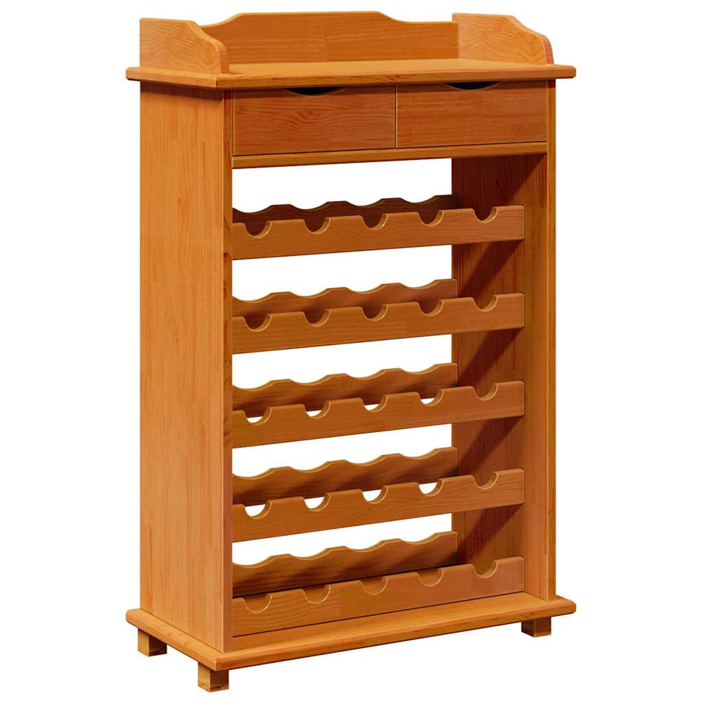 Escorredor de Vinho Castanho 90 x 60 x 30 cm