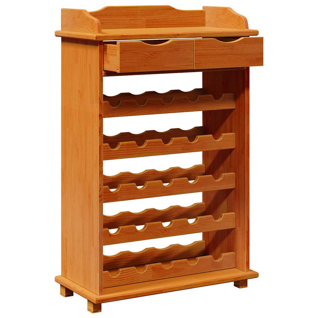 Escorredor de Vinho Castanho 90 x 60 x 30 cm