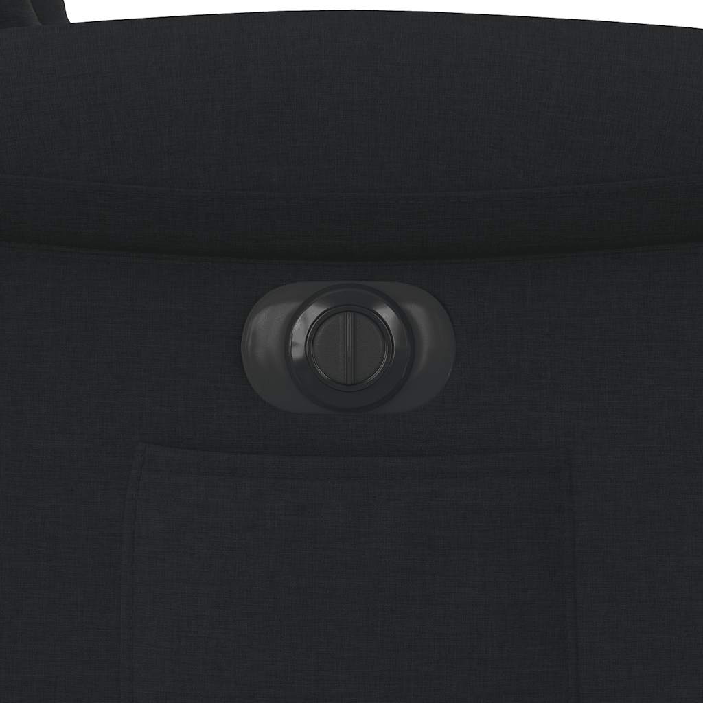 Poltrona elétrica reclinável tecido preto