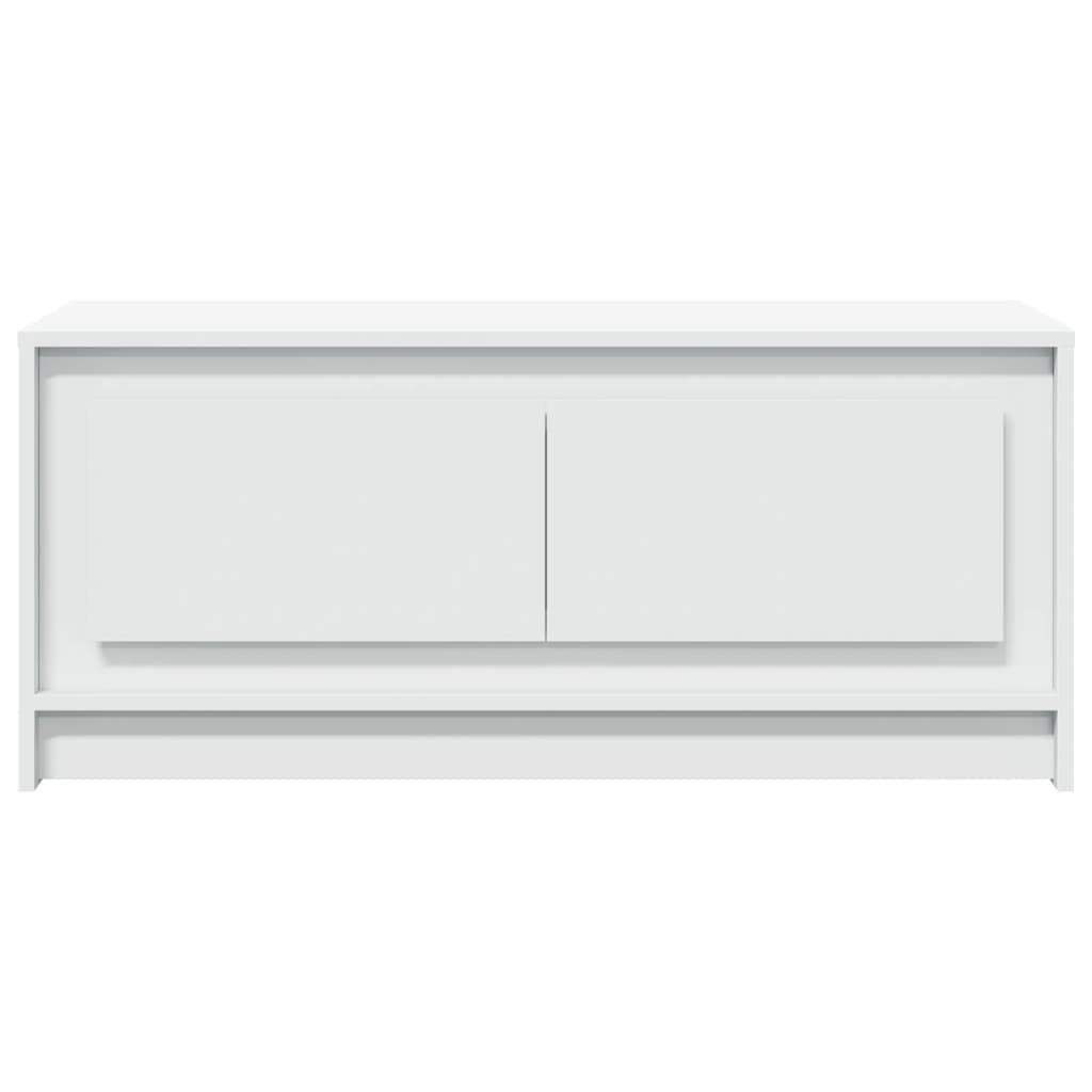 Mesa de centro com luzes LED derivados de madeira branco