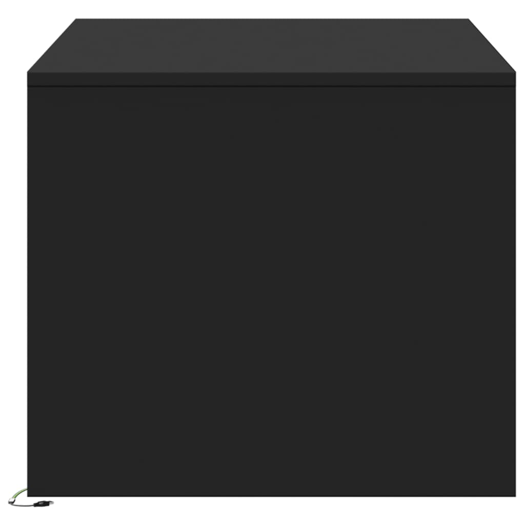 Mesa de centro com luzes LED derivados de madeira branco