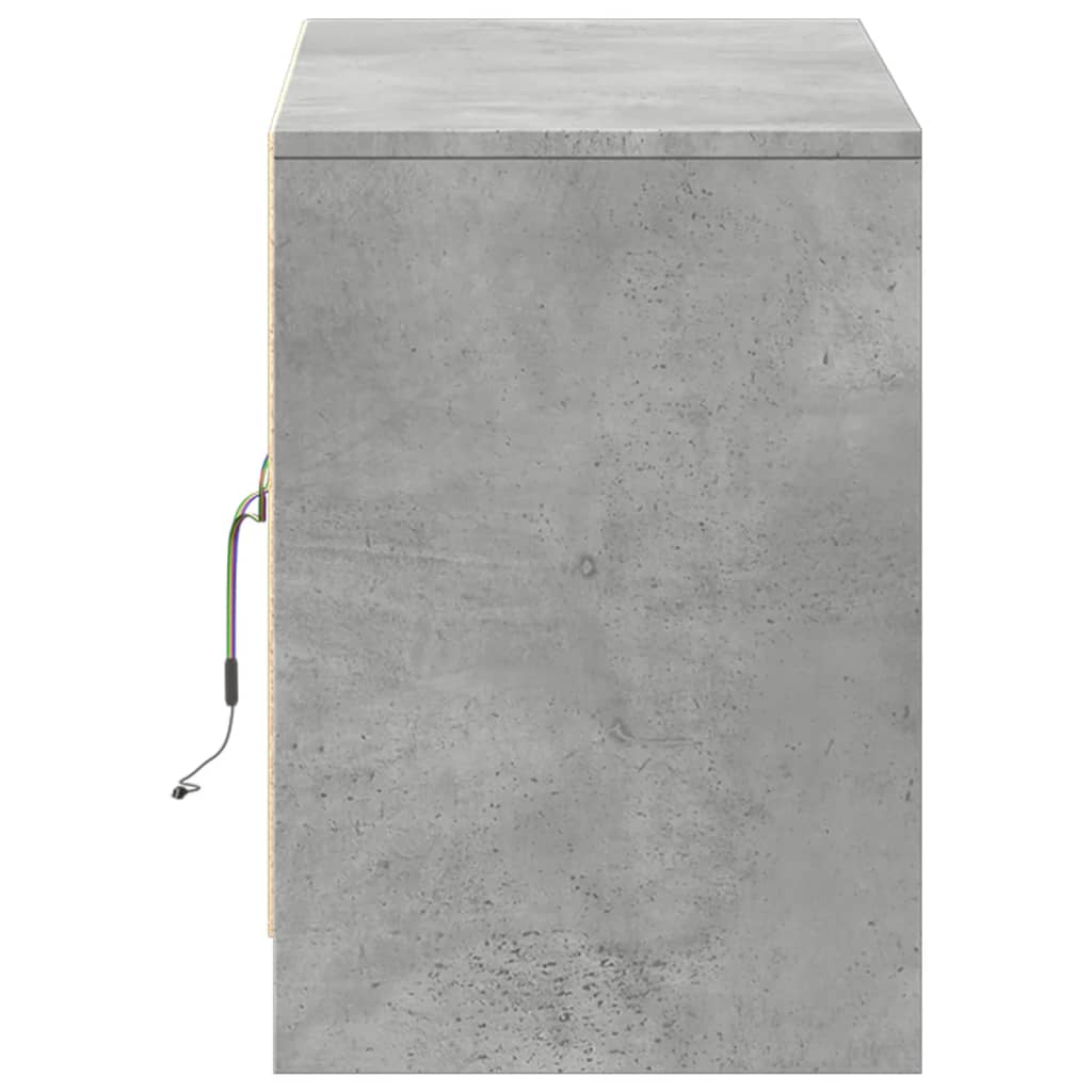 Móvel de TV com luzes LED derivados de madeira branco