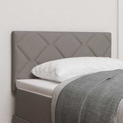 Cabeceira com cabeceira Cinzento-acastanhado 80 cm tecido