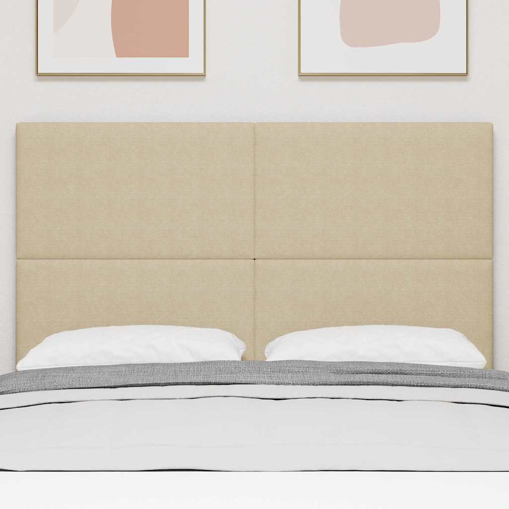 Cabeceira LED com luzes de tira LED Cinza verde 144 cm tecido