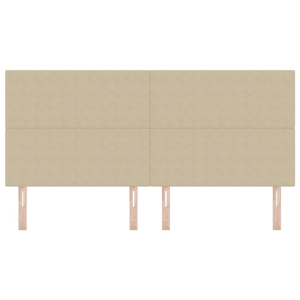 Cabeceira LED com luzes de tira LED Cinza verde 200 cm tecido