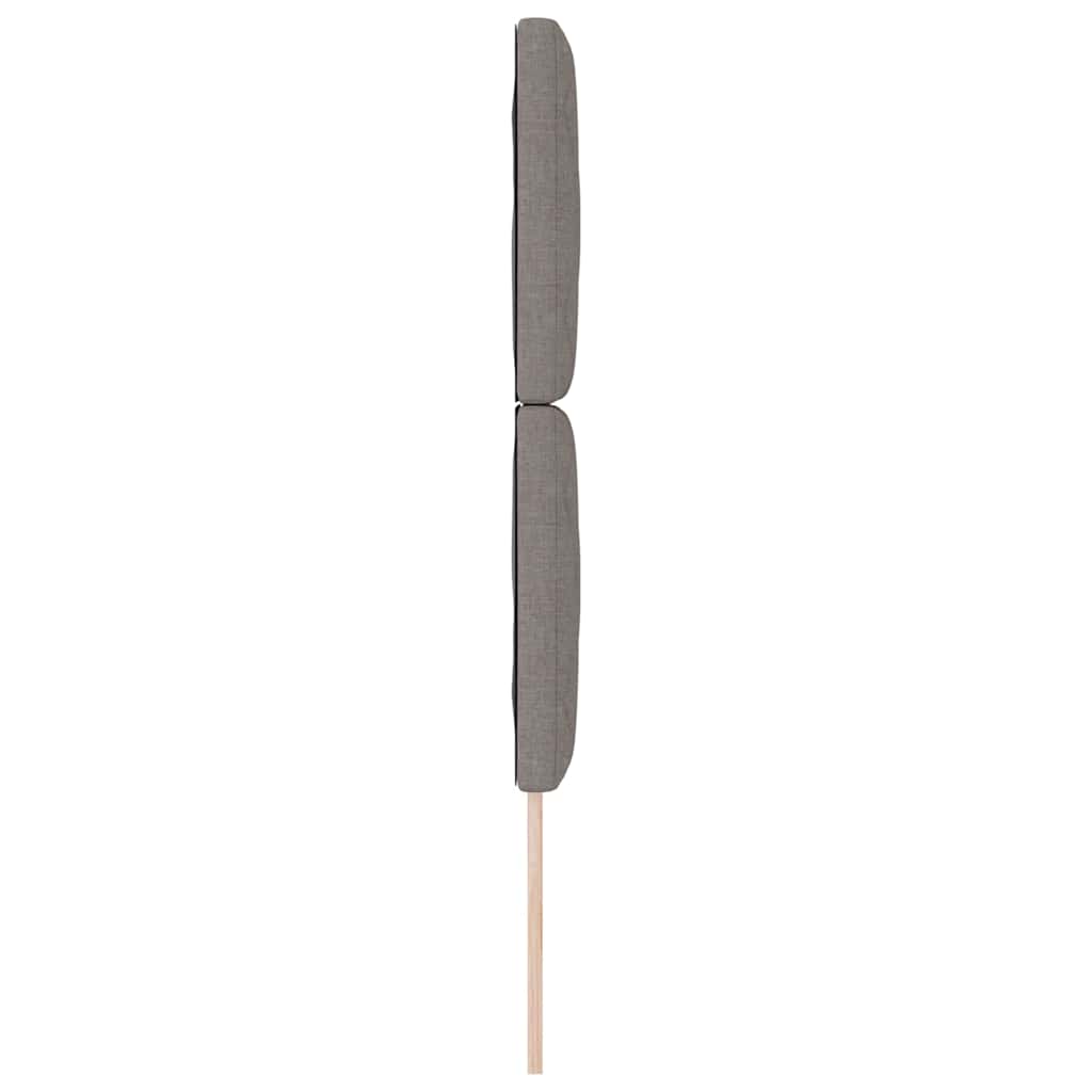 Cabeceira com cabeceira Cinzento-acastanhado 80 cm tecido