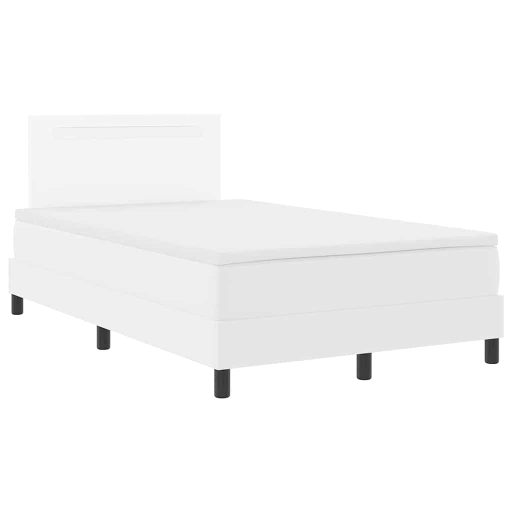 Estrutura de cama com colchão com colchão Branco 120 x 200 cm