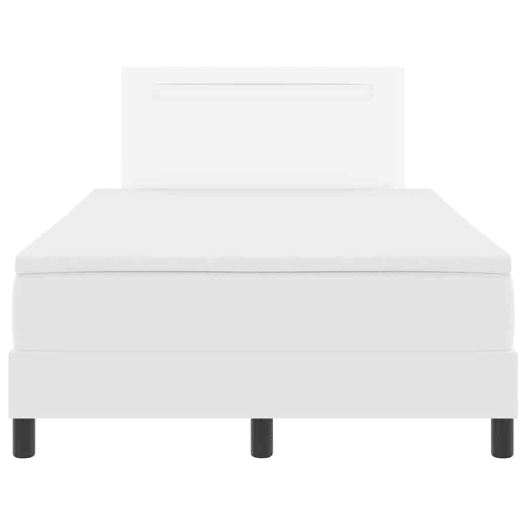 Estrutura de cama com colchão com colchão Branco 120 x 200 cm