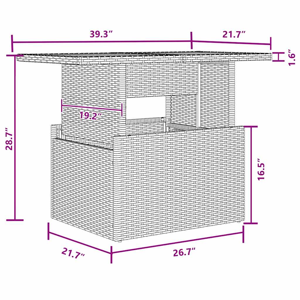 Conjunto de Sofá de Jardim 8 pcs Preto Rattan Sintético