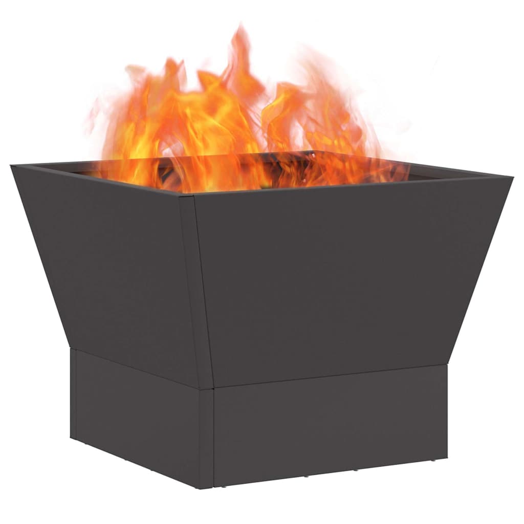Fire Pit Preto 40 x 40 x 35 cm Aço