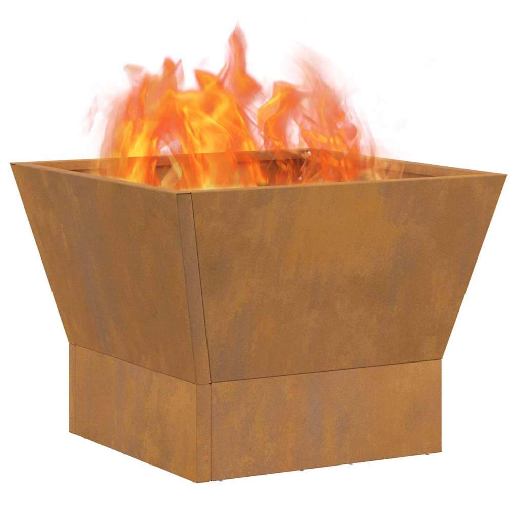 Fire Pit Castanho 40 x 40 x 35 cm Aço