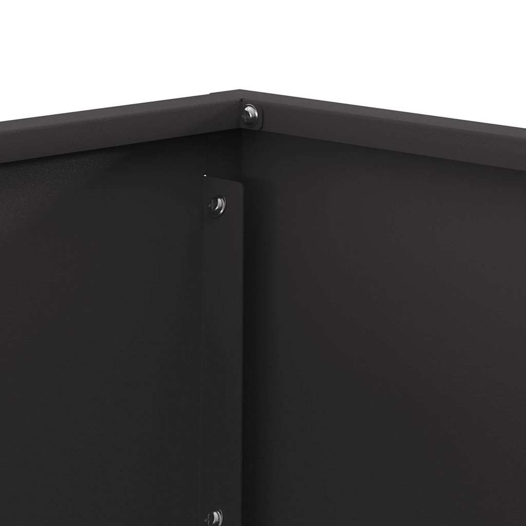 Fire Pit Preto 60 x 60 x 35 cm Aço