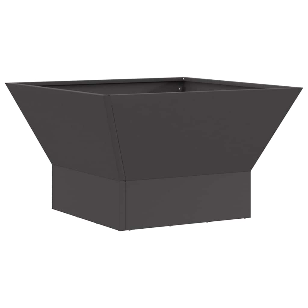 Fire Pit Preto 60 x 60 x 35 cm Aço