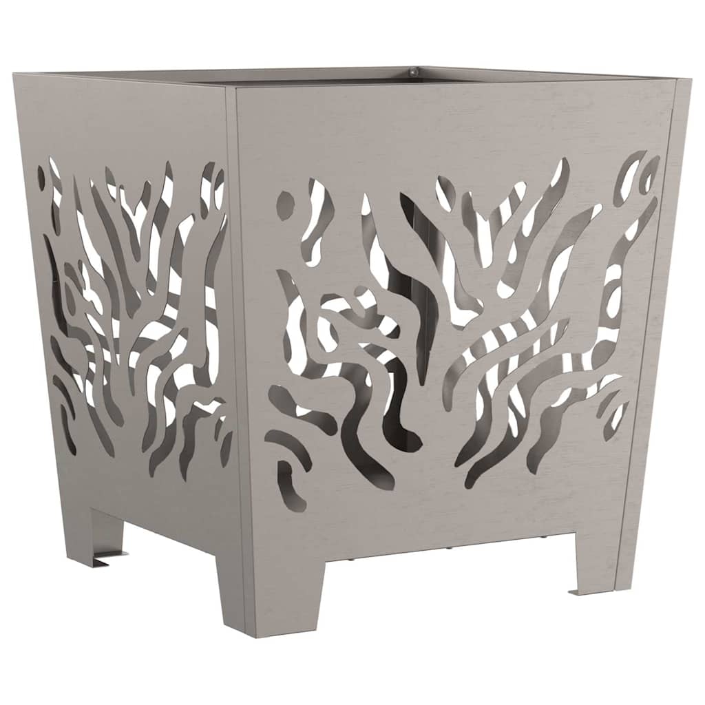 Fire Pit Castanho 40 x 40 x 40 cm Aço