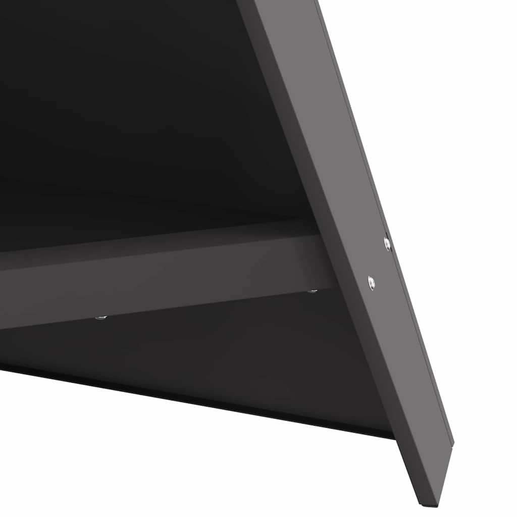 Fire Pit Preto 58 x 40 x 100 cm Aço laminado a frio