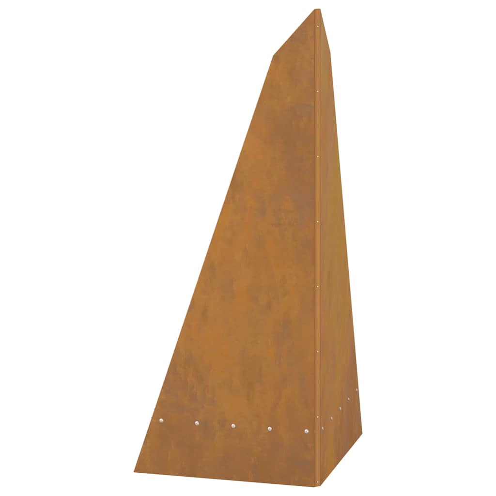 Fire Pit Castanho 58 x 40 x 100 cm Aço corten