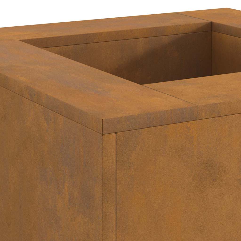 Fire Pit Castanho 60 x 60 x 30 cm Aço