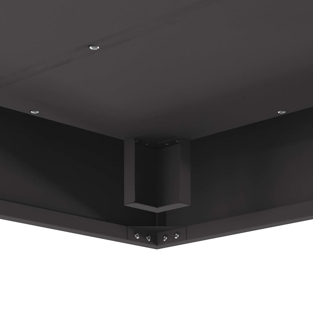 Fire Pit Preto 80 x 80 x 40 cm Aço laminado a frio