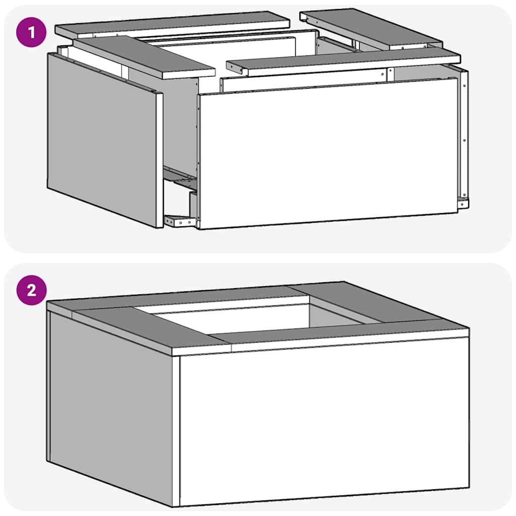 Fire Pit Preto 80 x 80 x 40 cm Aço laminado a frio