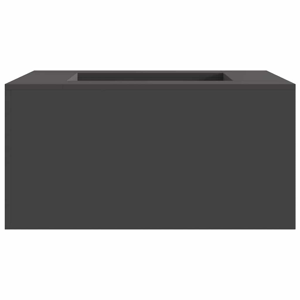 Fire Pit Preto 80 x 80 x 40 cm Aço laminado a frio