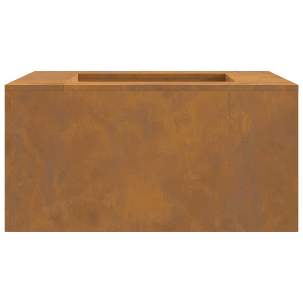 Fire Pit Castanho 80 x 80 x 40 cm Aço corten