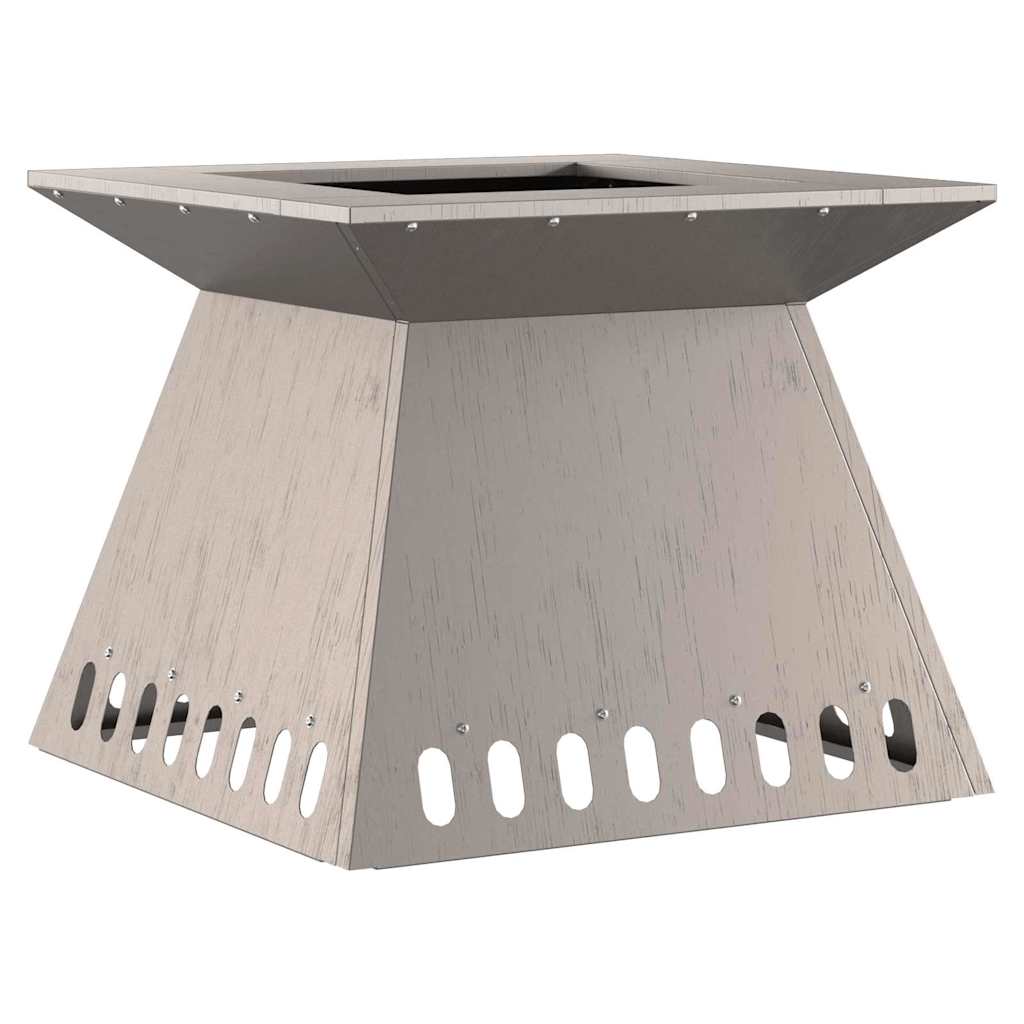 Fire Pit Castanho 48 x 48 x 40 cm Aço corten