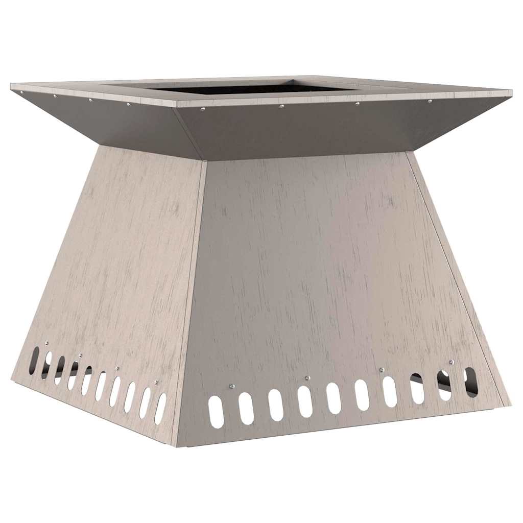 Fire Pit Castanho 60 x 60 x 50 cm Aço corten