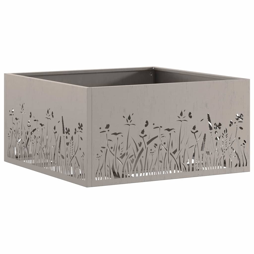 Fire Pit Castanho 60 x 60 x 30 cm Aço