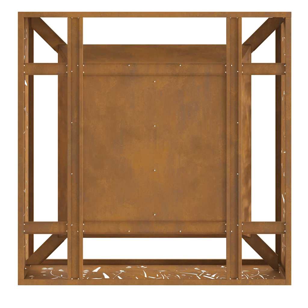 Fire Pit Castanho 80 x 80 x 30 cm Aço corten