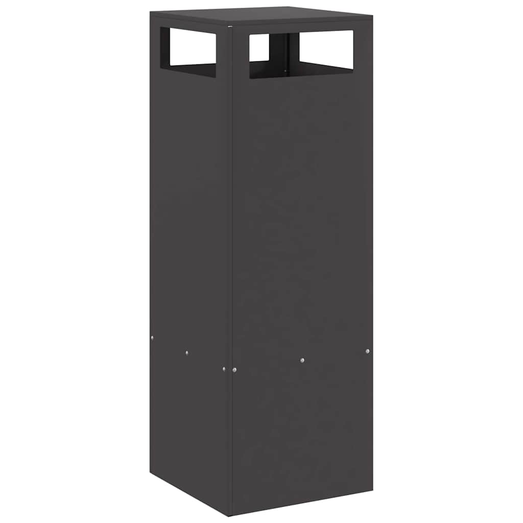 Fire Pit Preto 35 x 35 x 100 cm Aço