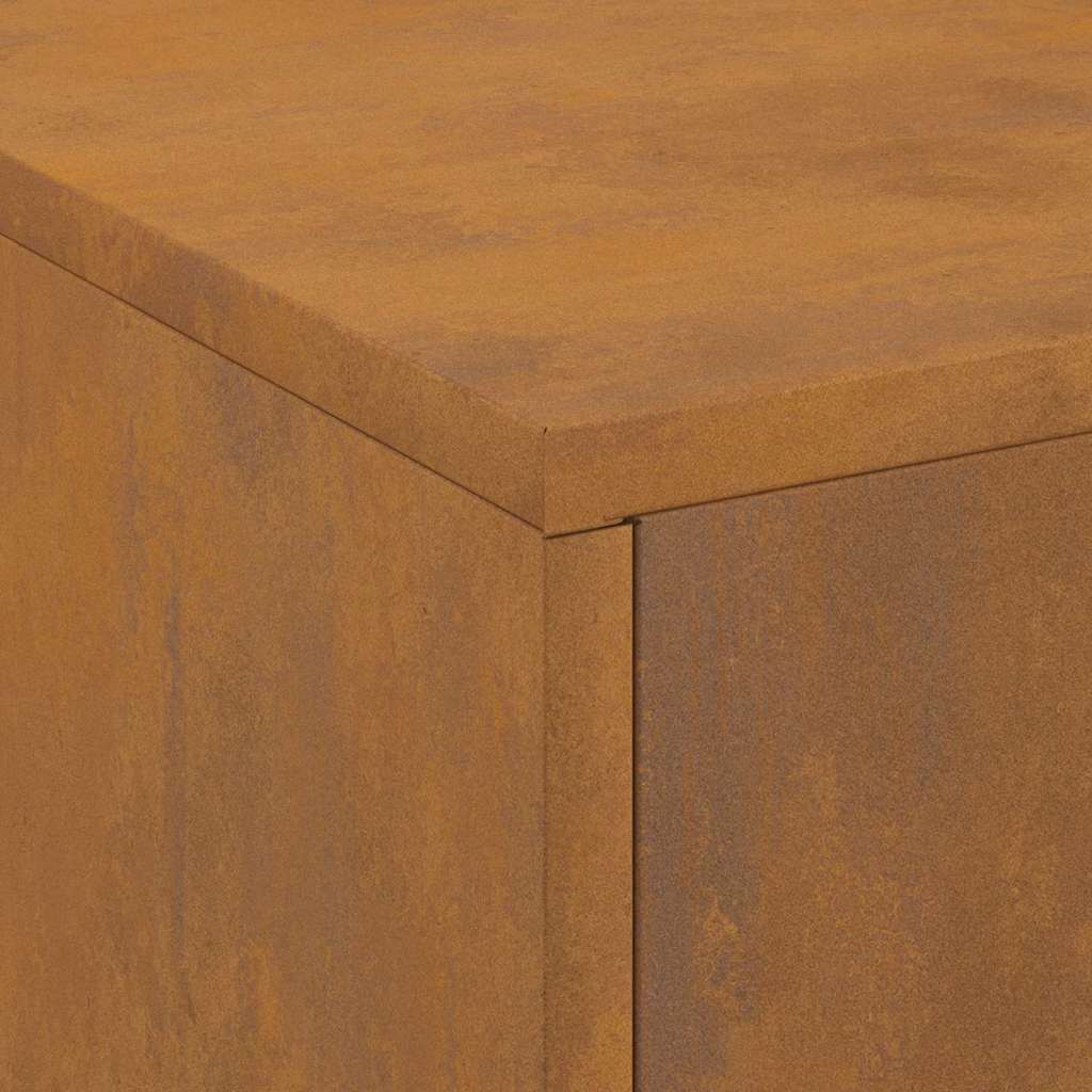 Fire Pit Castanho 80 x 50 x 96 cm Aço corten