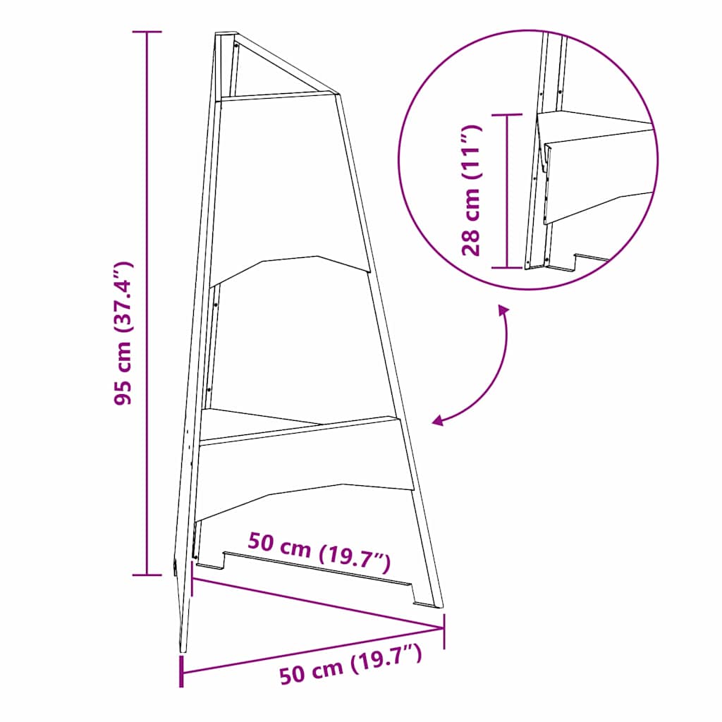 Fire Pit Preto 50 x 50 x 95 cm Aço