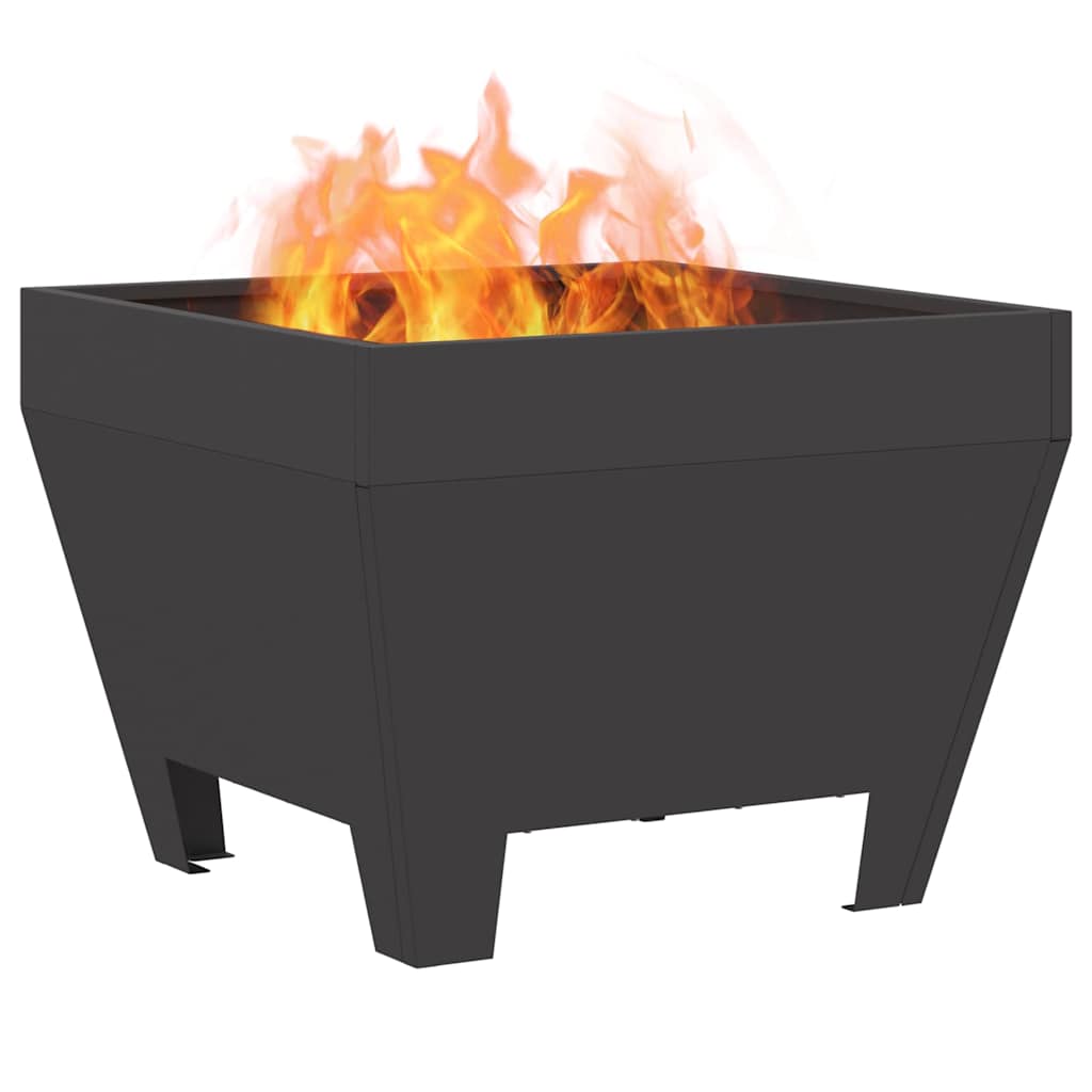 Fire Pit Preto 50 x 50 x 38 cm Aço