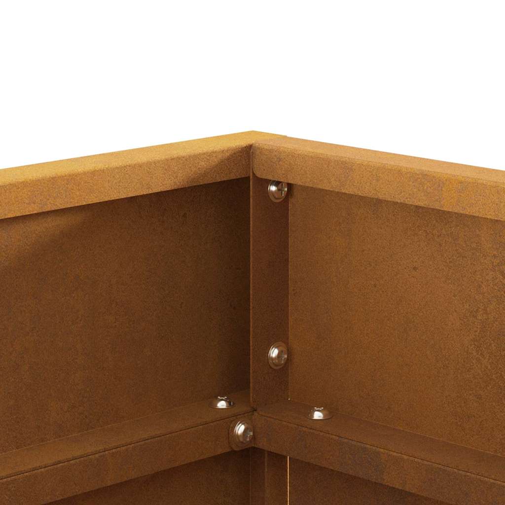 Fire Pit Castanho 50 x 50 x 38 cm Aço