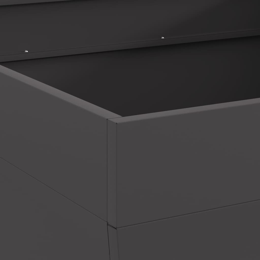 Fire Pit Preto 80 x 80 x 43 cm Aço