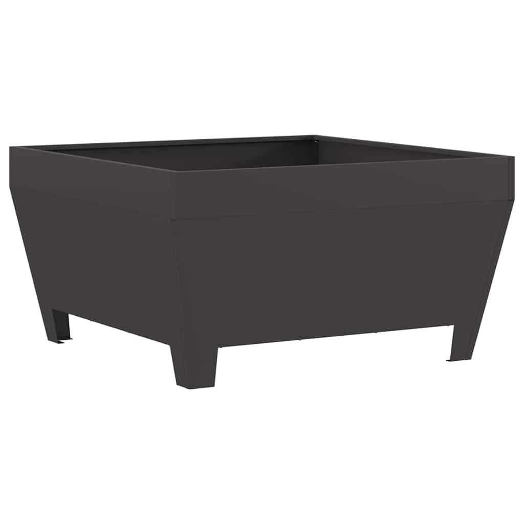 Fire Pit Preto 80 x 80 x 43 cm Aço