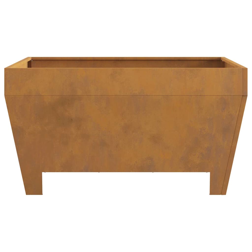 Fire Pit Castanho 80 x 80 x 43 cm Aço