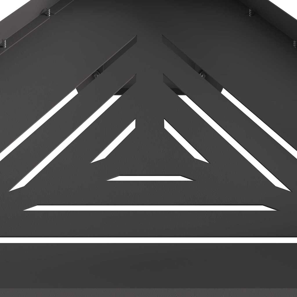 Fire Pit Preto 50 x 43 x 52 cm Aço