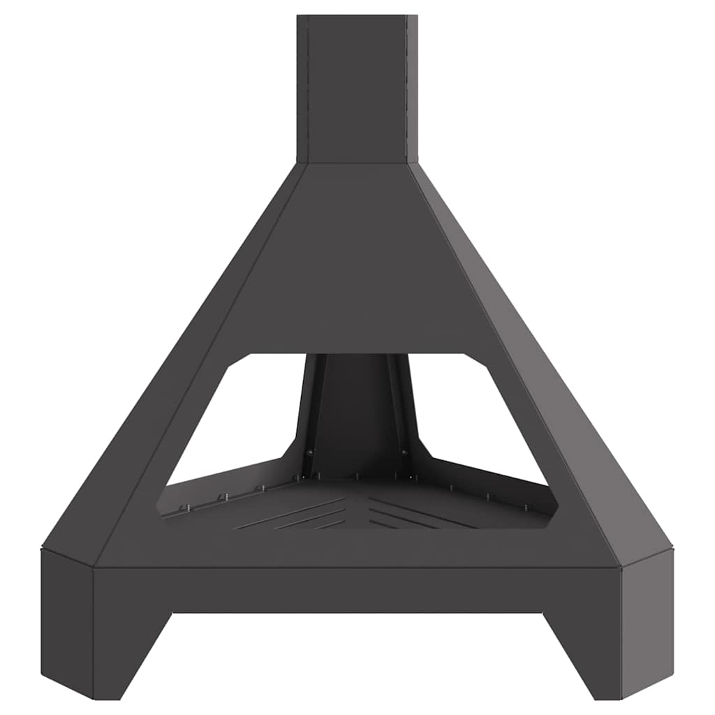 Fire Pit Preto 50 x 43 x 52 cm Aço