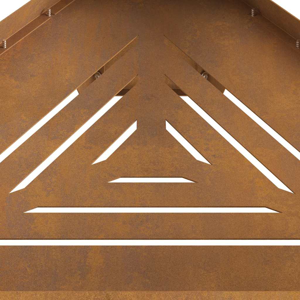 Fire Pit Castanho 50 x 43 x 52 cm Aço