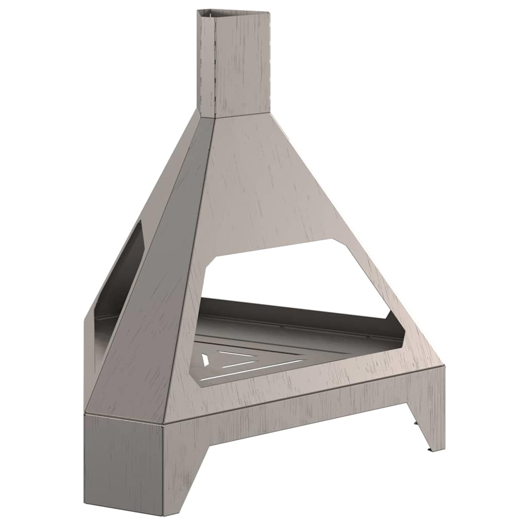 Fire Pit Castanho 50 x 43 x 52 cm Aço